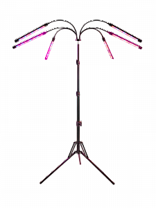 Фитолампа для растений на штативе с таймером Огонек OG-LDP07